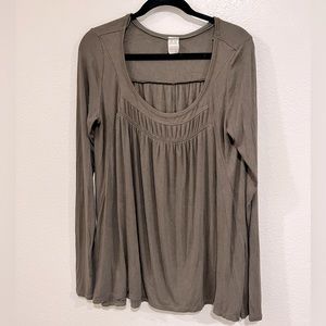 We The Free/ Free People Green long sleeve top